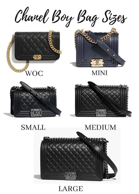 small chanel boy bag sizes|chanel boy bag large.